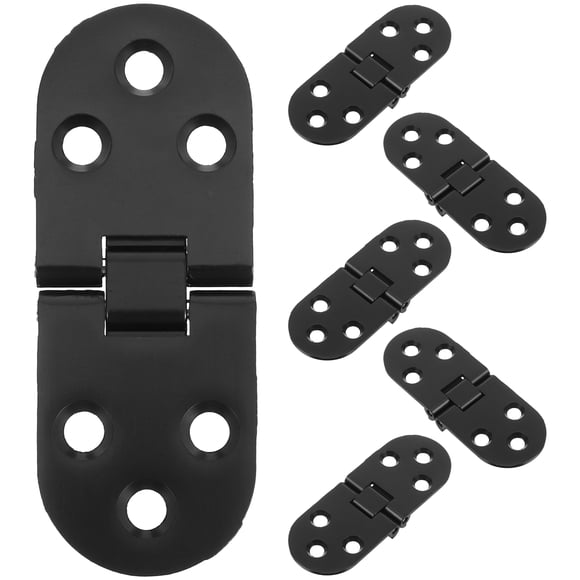 PENIKOKO 6Pcs Small Hinges Hidden Black Hinges For Craft Projects And DIY Tasks