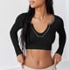 thumbnail image 3 of Blusas sexys para mujer, camisas de manga larga, blusas ajustadas de corte bajo, escote en V, camisas de otoño, blusas, XS-L, 3 of 5