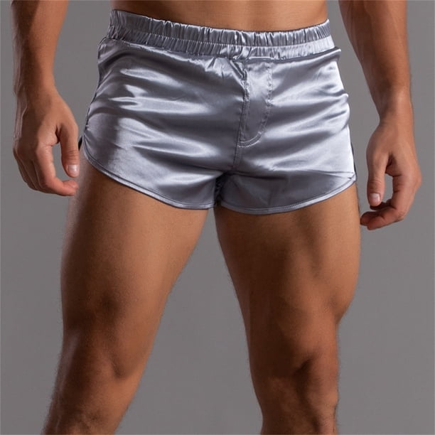 Pijama corto informal de color liso para hombre