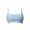 Light Blue, variant on Jelly Sports Bras for Women High Elastic Tight Fit Slim Yoga Shock Resistant Back Support Lingerie Smooth Seamless Underwear Bra Blue - M
