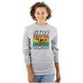 thumbnail image 3 of PACMAN Stay Hungry Funny Food Gamer Unisex Plus Size Long Sleeve Shirt Brisco Brands 3X, 3 of 5