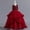 Red, variant on Dress for Girls Summer Birthday Dress for Girls Kids Princess Dress 5-6 Years