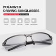 thumbnail image 4 of Gafas de sol polarizadas fotocromáticas Driving z87 para hombre, gafas de seguridad diurnas y nocturnas (color pistola 3043), 4 of 9