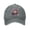 Gray, variant on Men Women Washed Twill Baseball Cap Soccer-Flame Splashing Adjustable Dad Hat Gray