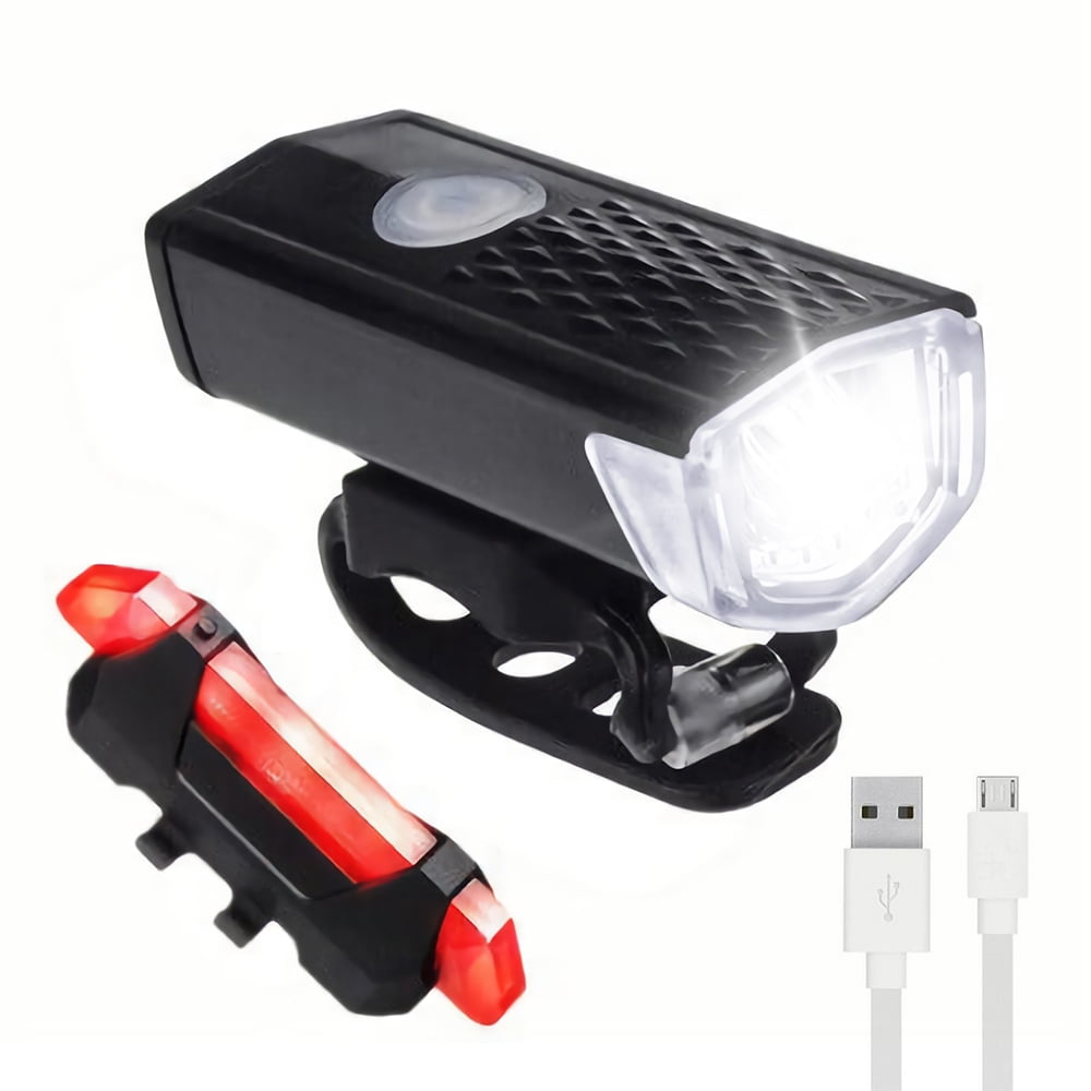 JTWEEN Bike Lights for Night Riding LED Bicycle Light Front and Back ...