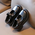 thumbnail image 6 of NOKIO Clearence Buckle Mary Jane Shoes for Girls - Thick Sole Spring Summer Casual Flats Slip-On Comfortable Dress Shoes Simple Style Solid Color Everyday Outfits, 6 of 9