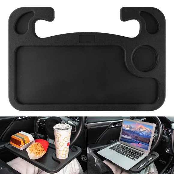 Escritorio con volante de coche JUSTTOP para portátil con portavasos