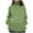 Green, variant on hotojiny Womens Oversized Sweaters Turtleneck Long Sleeve Casual Sweaters Fall Side Slit Pullover Knit Tops