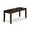Cappuccino, variant on East West Furniture LYB-Cap-W Lynfield Dining Bench with Wood Seat, 52x15x18 Inch, Cappuccino