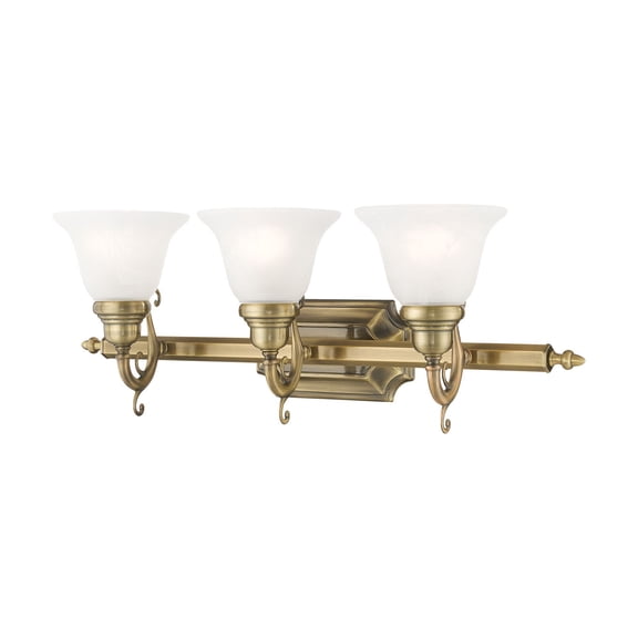 Livex Lighting French Regency Bath Light in Antique Brass
