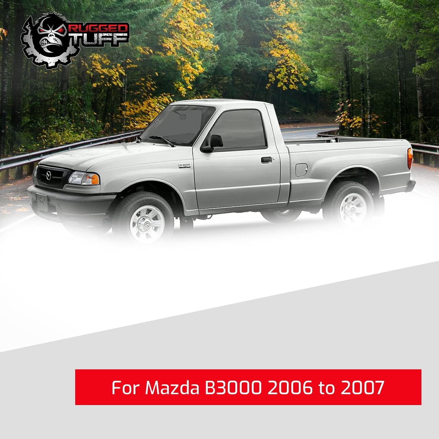 Rugged TUFF Driver Side Mirror Glass for Ford Explorer, Ranger, Mazda B2300, B3000, B4000, Mercury Mountaineer