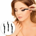 thumbnail image 3 of 3pcs Folding Eyelash Brush Comb Mini Eyebrow Eyelash Comb Makeup Tools (Black), 3 of 7