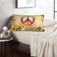 thumbnail image 5 of peace Pillow cases pillow covers Standard Size pillow case pillow protector, Soft ,with Zipper pillowcase 20"x30", 5 of 6