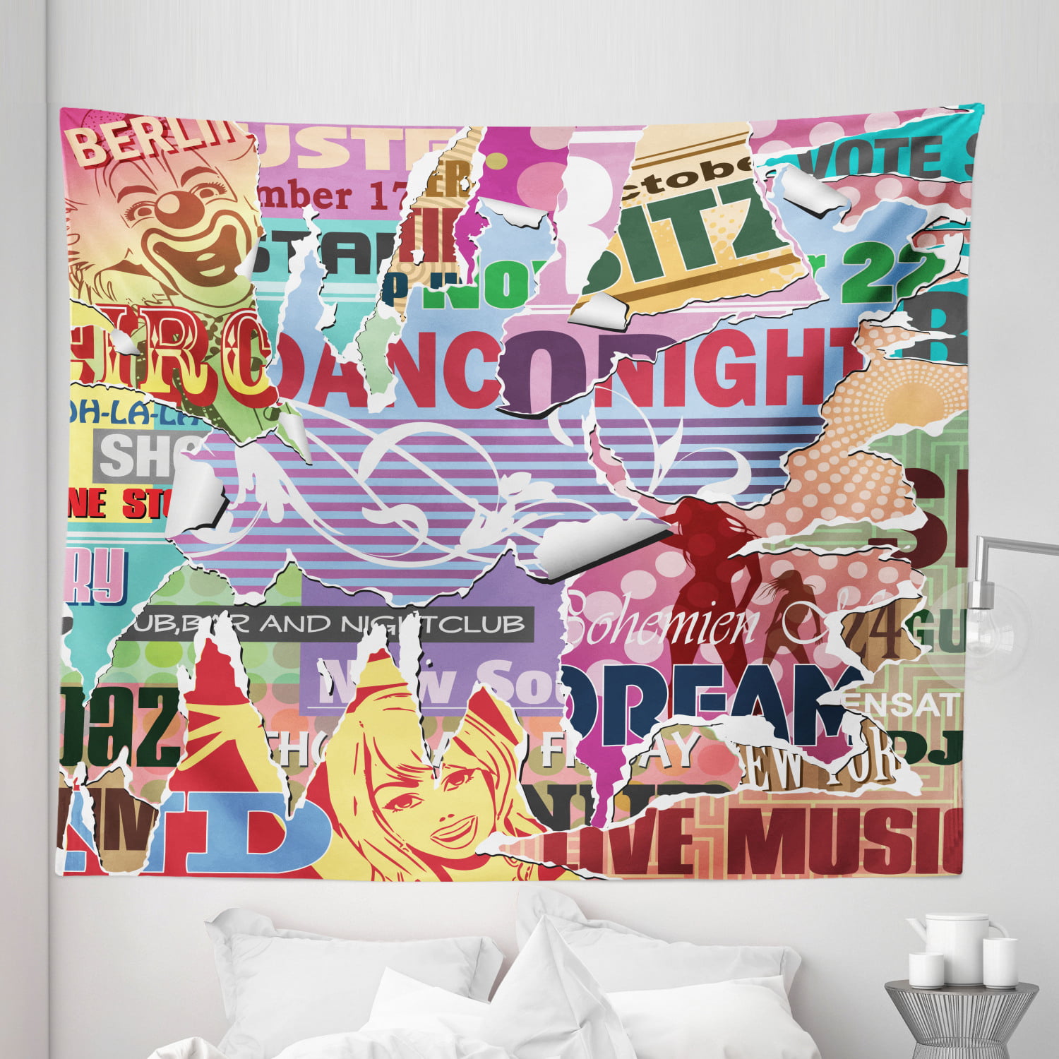 Muhammad Ali Wall Hanging Tapestry Psychedelic Bedroom Home Decoration 