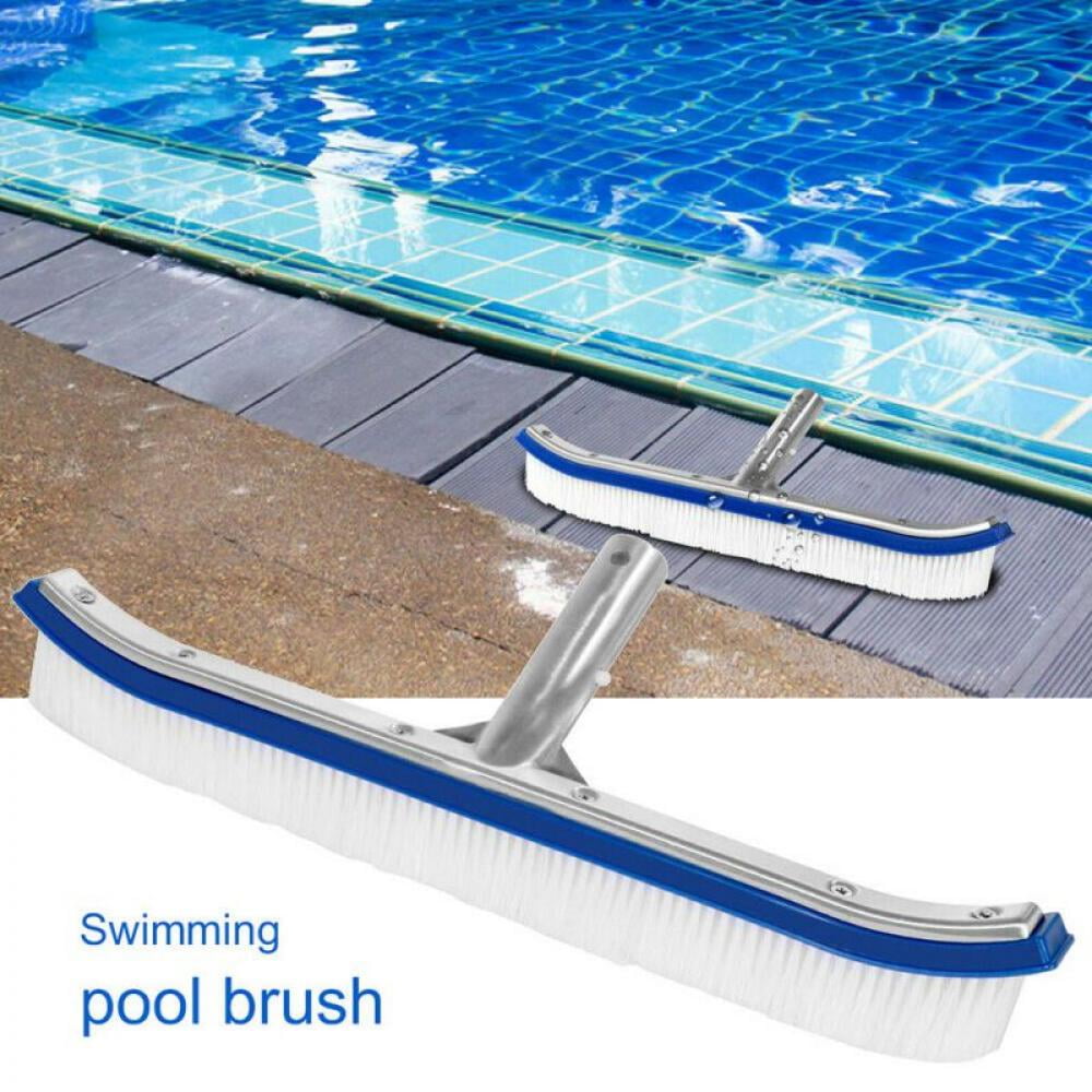 18Inch Blue Curved Swimming Pool Nylon Brush Bristle Wall Brush Cleaning~iiNNN 