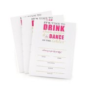 Hortense B. Hewitt Hortense B Hewitt Bachelorette Party Champagne Invitations 25 pack, white