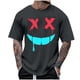 thumbnail image 1 of Camisetas de Cuello de la Tripulación de los Hombres de Poliéster Impreso en Seco Rápido, Cuello Redondo de Corte 3D para Gimnasio, Carrera, Ciclismo Y Ocasional, 1 of 4