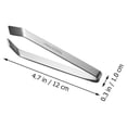 thumbnail image 2 of Tineasur 3Pcs Precision Slant Tweezers Stainless Steel Feather Removal Tool for Kitchen Cooking Use, 2 of 8