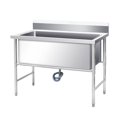thumbnail image 2 of Commercial kitchen sink, stainless steel dishwasher., 2 of 5