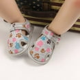 thumbnail image 2 of HBYJLZYG Baby Sandals Flat Shoes Infant First Walkers, Toddler Baby Girls And Boys Cute Sandals Printed Soft Sole Cutout Sandals, 2 of 9