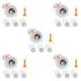 thumbnail image 3 of maskred 30pcs/set Easy Installation Drain Hair Catcher Self-adhesive No Tool Required Shower Drain Filter Stickers Fiber Kitchen 5Set, 3 of 6