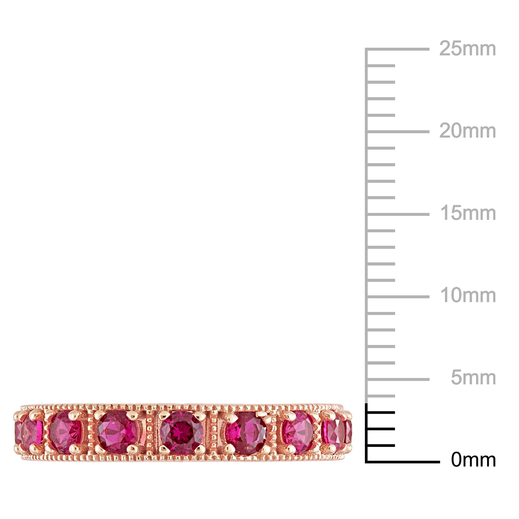Everly Women's Cubic Zirconia Rose Gold Plated Ring