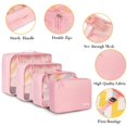 thumbnail image 4 of Set de 8 organizadores de equipaje BAGAIL de Packing Cubes, color rosa, 4 of 7