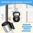 thumbnail image 4 of Long Tension Curtain Rod 31-112 inch White Shower Curtain Rods for Adjustable Outdoor Curtain Rods for Windows Spring Rod No Drilling Or Screw Mount Install Non Slip, No Rust, 4 of 14