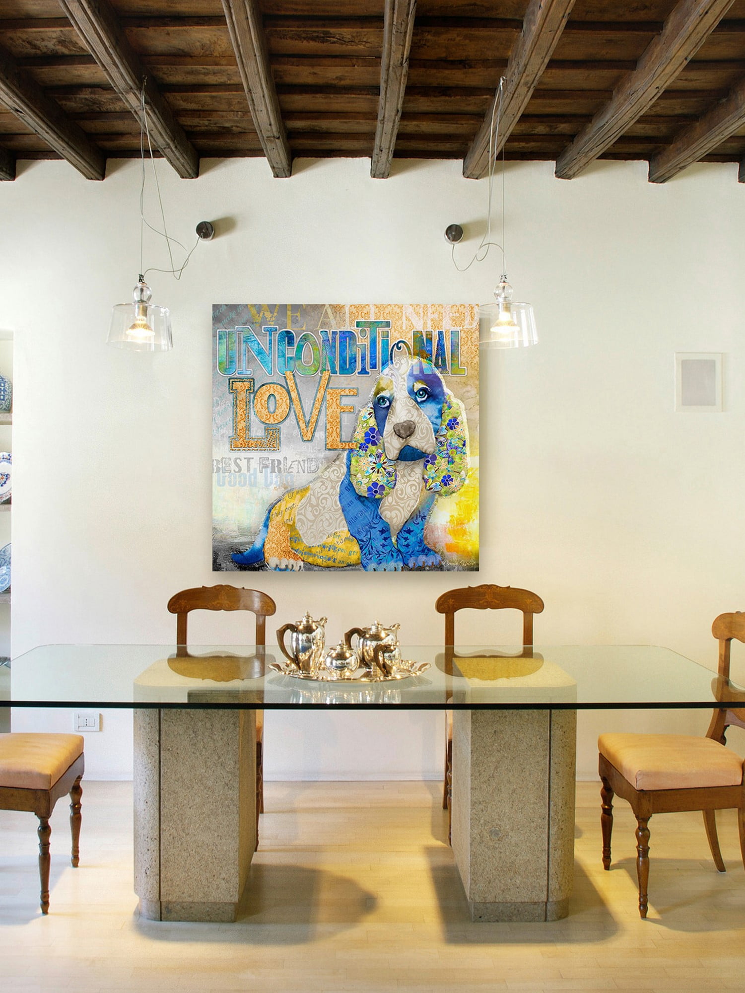 "Unconditional Love" Painting Print on Wrapped Canvas