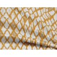 thumbnail image 5 of oneOone Tissu en Rayonne Jaune Moutarde Ikat Matière pour Robe Tissu Imprimé Tissu au Mètre 56 Pouces de Large, 5 of 5
