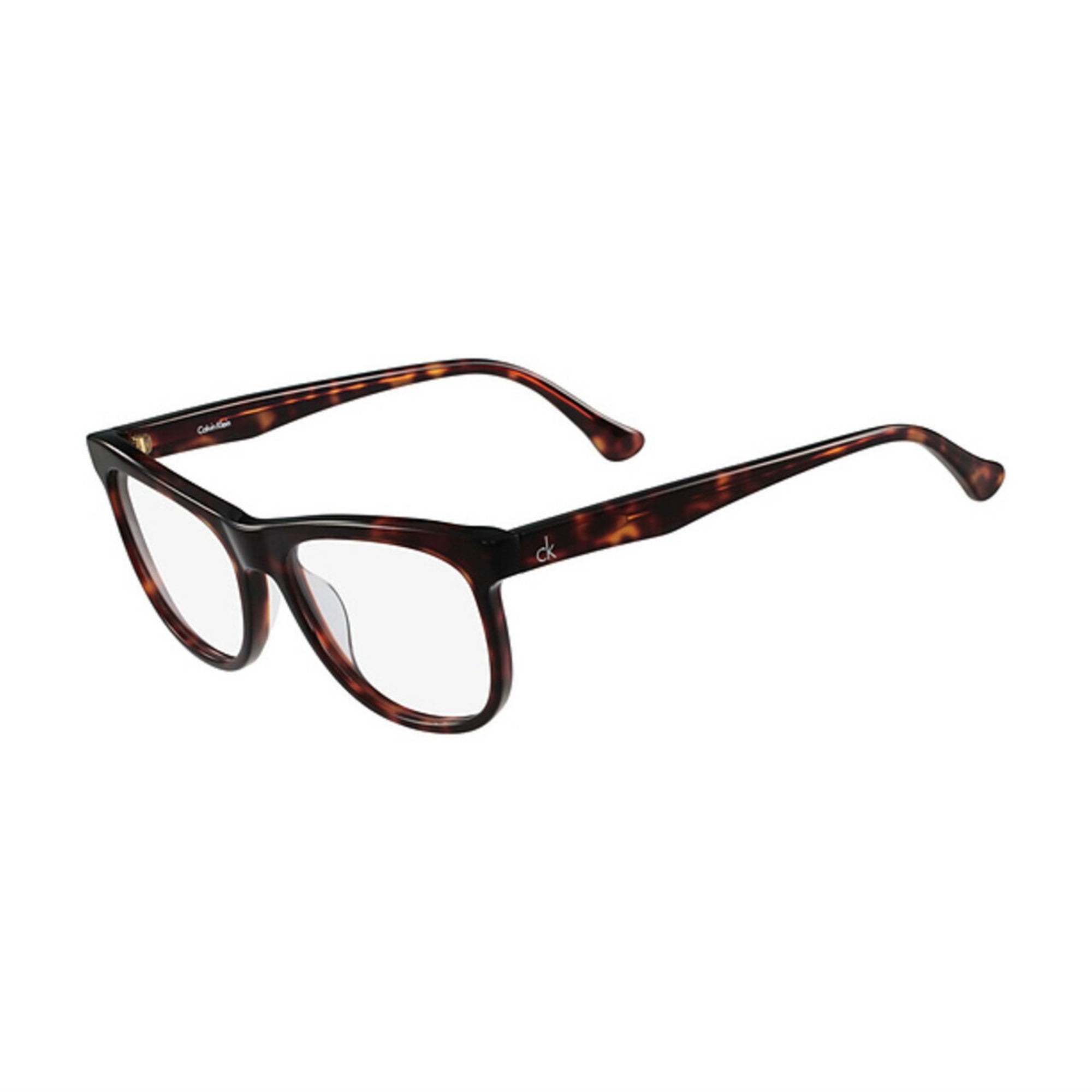 Calvin Klein CK-5922-221 Burnt Havana Square Unisex Plastic Eyeglasses -  