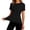 WQR1-Black, variant on Short Sleeve Rash Guard for Women Quick Dry Swim Shirt UPF 50+ UV Sun Protection Swimsuit Bathing Suit Top Sun Shirts