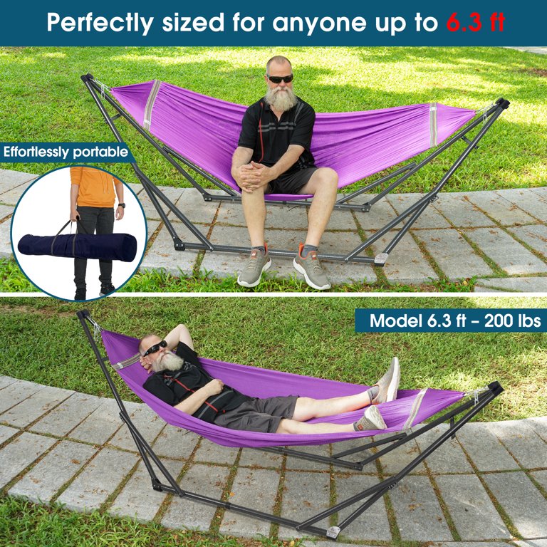 Tranquillo Camping Hammock and Stand, Collapsible Camping