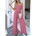 thumbnail image 7 of PRETTYGARDEN Jumpsuits for Women Dressy Summer Sleeveless Travel One Piece Outfits Spring Casual Wide Leg Pants Rompers, 7 of 7