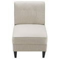 thumbnail image 3 of Serta Copenhagen Tufted Slipper Chair Cream, 3 of 9