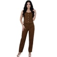 thumbnail image 1 of Conjunto Mujer 2 Piezas Elegante Pantalon Chaleco Formal Oficina Moda Dama OOTD, 1 of 5