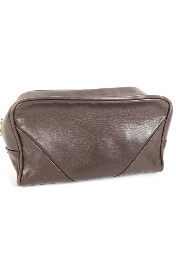 Pre-Owned CHANEL Vintage Matelass Quilted Logo Bag bag, Pouch, Clutch Leather,...