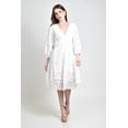 thumbnail image 1 of Vestido boho con encaje bordado Roman Fashion /Juvenil, 104 (Blanco) blanco G, 1 of 5