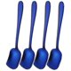 thumbnail image 1 of Stainless Steel Ice Cream Scoop Bar Cocktail Milkshake Mixing Spoons, 4pcs Long, 1 of 5