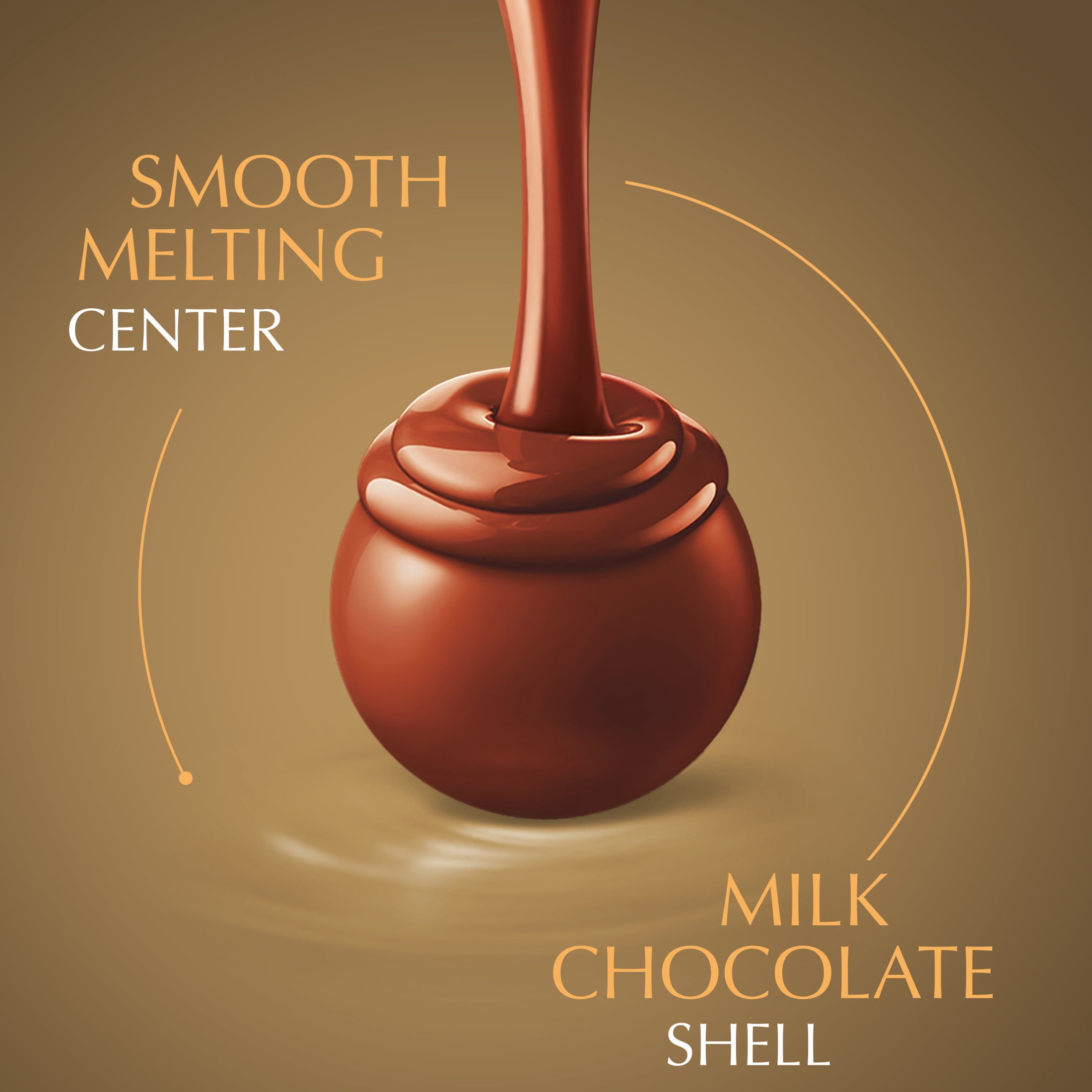 Lindt LINDOR Assorted Chocolate Candy Truffles Favor Gift Box, 2.1 oz.