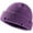 Purple, variant on Y2k Beanie for Women Crochet Holes Hats Demon Beanies Hat Grunge Accessories Emo Slouchy Warm Knitted Hats