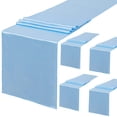 thumbnail image 2 of piezas de camino de mesa de satén para baby shower, color azul bebé, 30 x 275 cm, suministros para fiestas de bodas, banquetes de cenas navideñas, decoración de mesa de lujo, 2 of 5