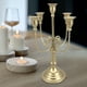 thumbnail image 5 of Candelabro de metal de 5 brazos, soporte de pilar, adorno decorativo de regalo para Oro, 5 of 8