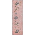thumbnail image 2 of Addison Rugs Dream Shag Premium Machine Washable Transitional Shell Border Peach Runner Rug, 2'3" x 7'6", 2 of 8