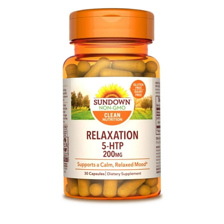 Sundown Naturals® Maximum Strength 5-HTP 200 mg, 30 Capsules
