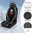thumbnail image 7 of Uorisanigo Car Seat Covers for Front Seat, Soft Comfy Skull Red Rose Vehicle High Back Seats Protection Covers, Seats Cover Fits for Most Cars, Trucks, SUVs, Vans, Set of 2, 7 of 7