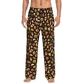 thumbnail image 2 of Kdxio Burger Fries Print Men's Sleep Pajama Pant Lounge Pants with Pockets, 2 of 8
