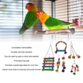 thumbnail image 4 of Swing Bell Toys, Bird Toy Set Hook Installation Chewing Colorful  for Lovebirds for Cockatiel, 4 of 8