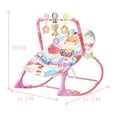 thumbnail image 4 of Brincolin Mima2 Silla Mecedora Infantil Rebond Zoo Color Rosa Cake, 4 of 5