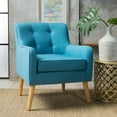 thumbnail image 2 of GDF Studio Fontinella Club Chair, Teal, 2 of 9